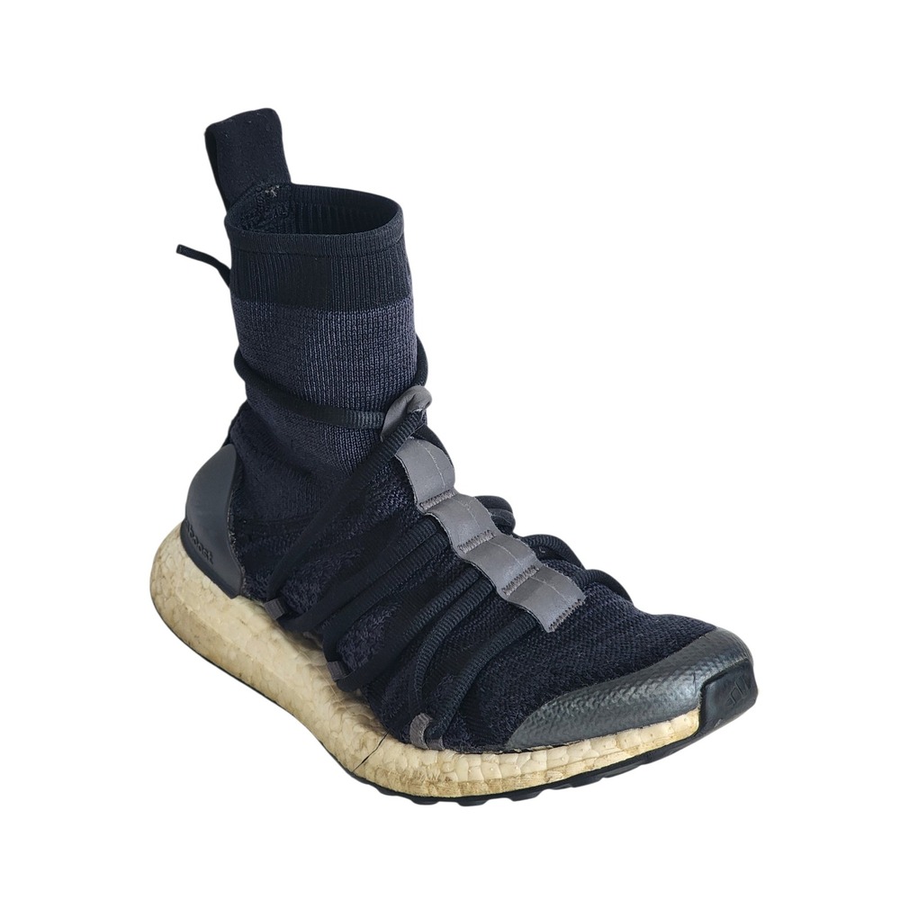 Adidas Stella McCartney Ultra Boost High Top Black Kids Sneakers BB6268 Size 6Y
